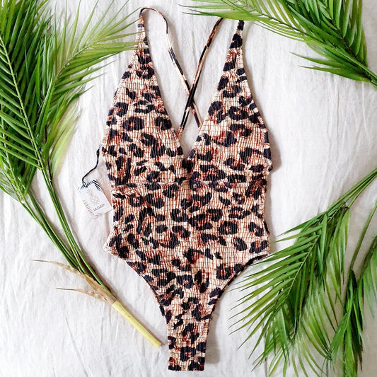 Swimwear leopard print