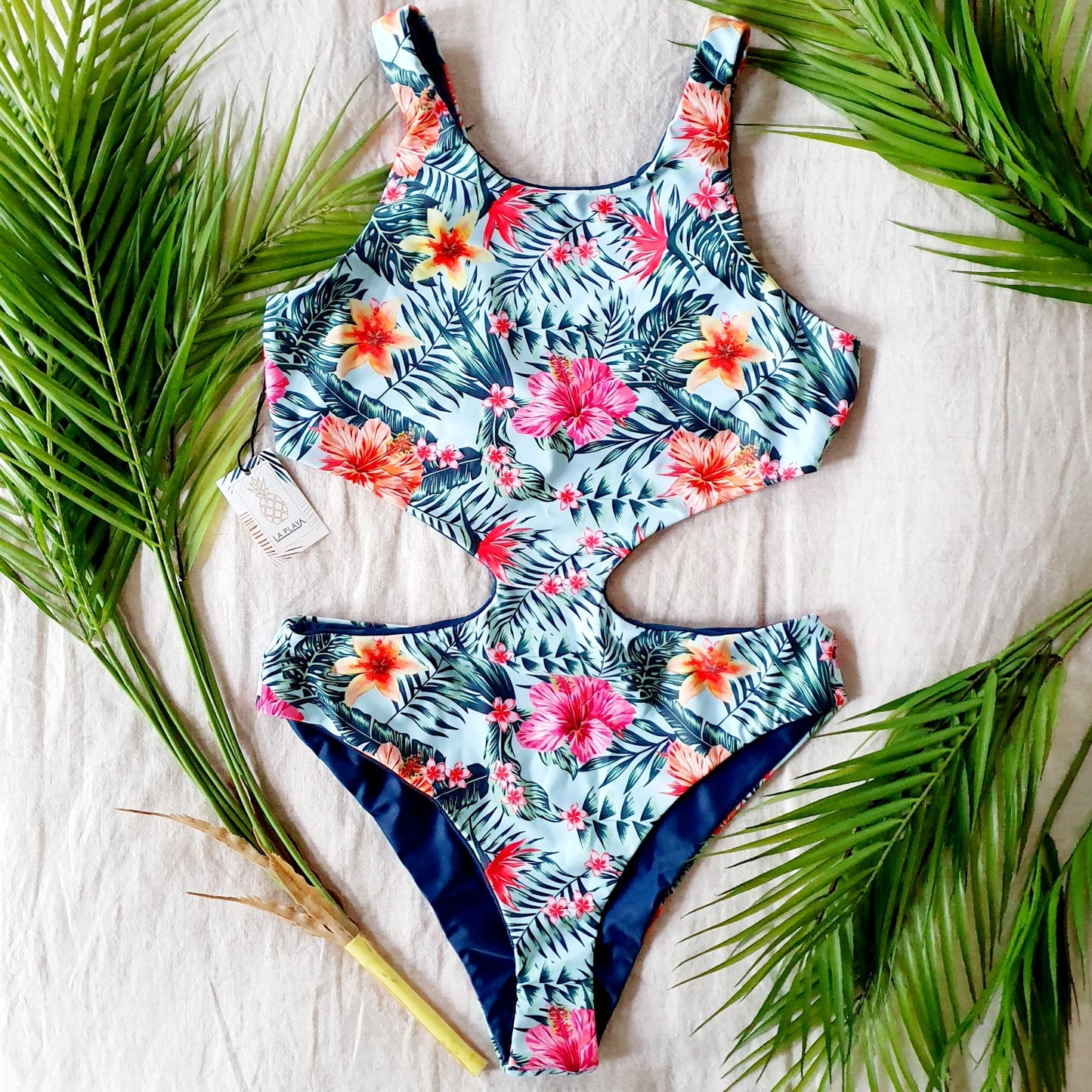 Swimwear triquini tropical