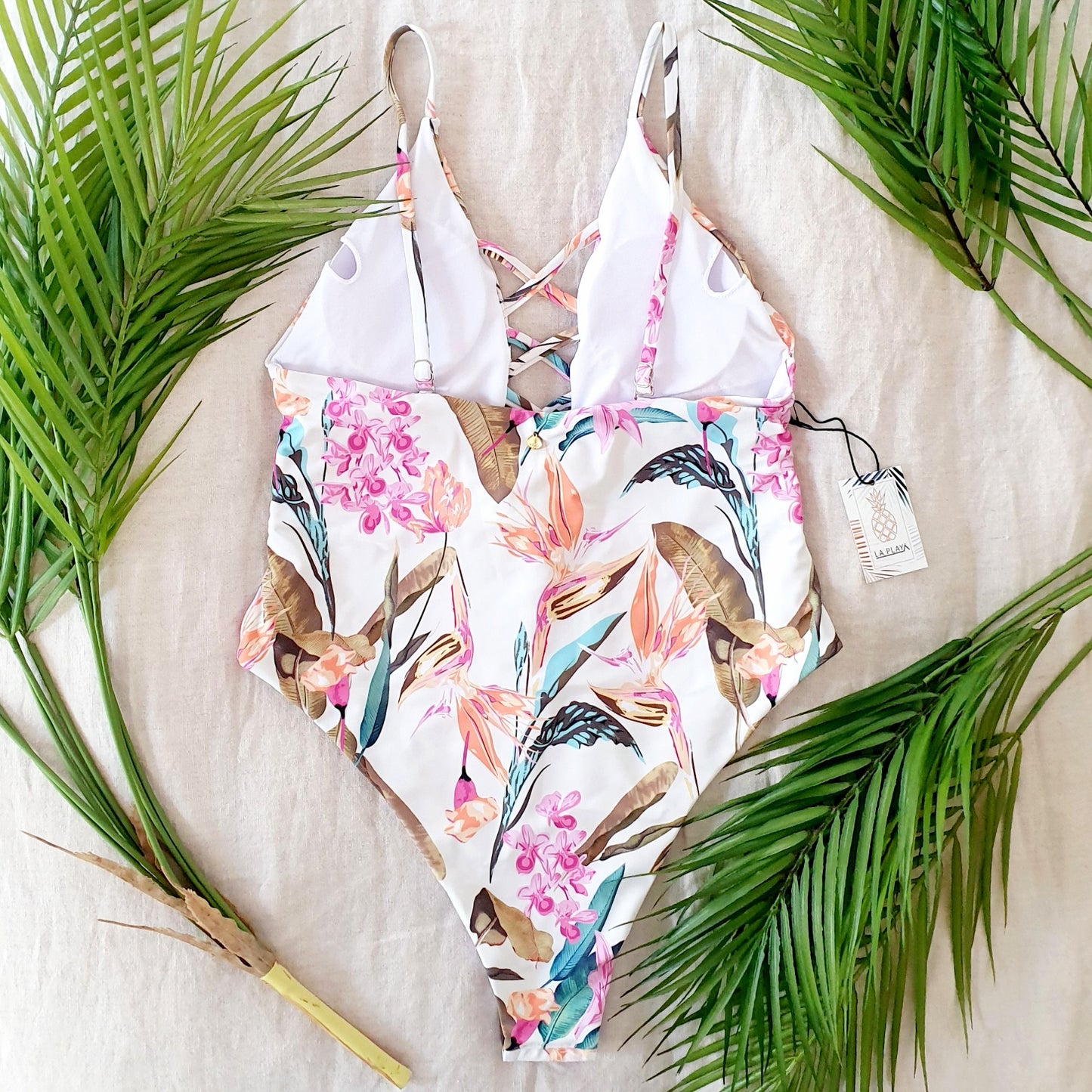 Swimwear fresh flowers