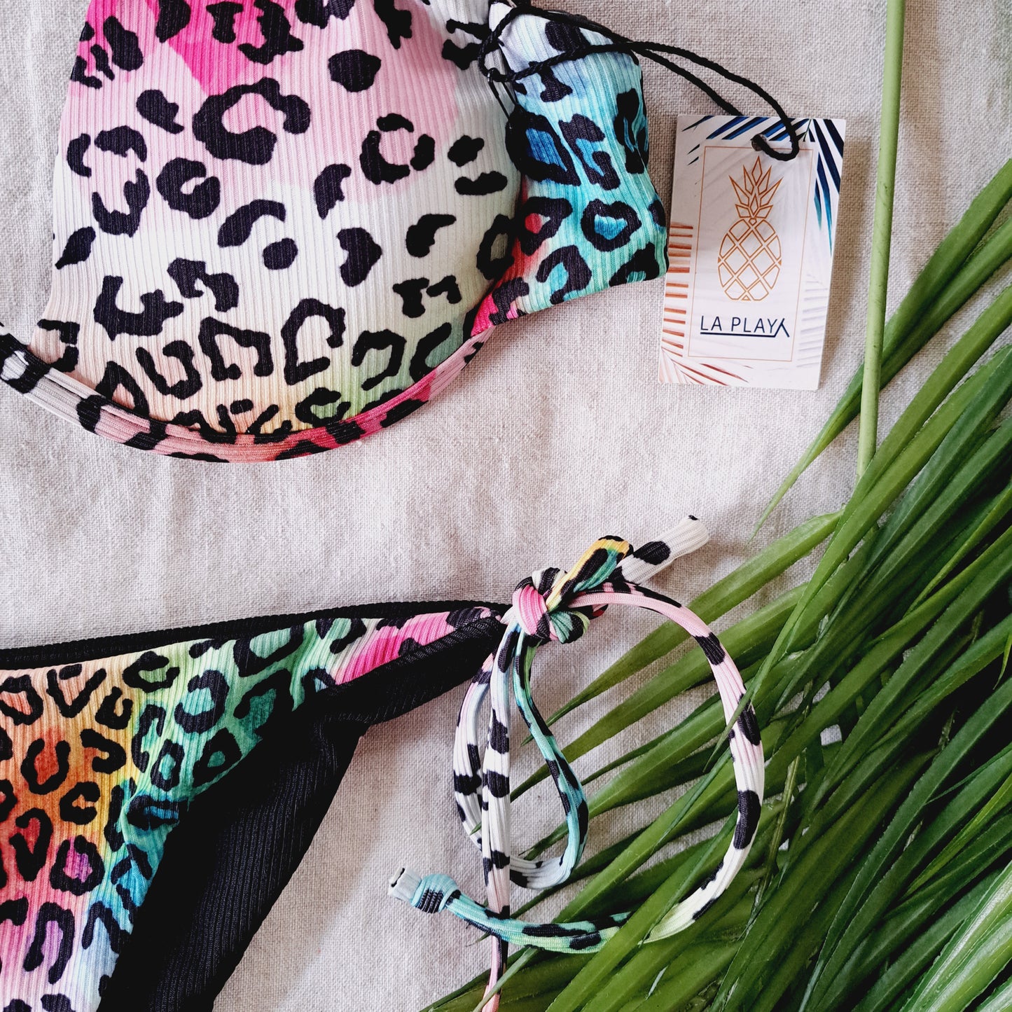 Top + Bottom Leopard fluor